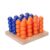 FashionCha Strategy Board Game Classic Wooden Four in a Row Vertical Peg Game Piece Set Suitable for Parent Child Interaction Learning Development