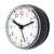 FashionCha Suction Clock Waterproof Wall Clock Shower Clock with Strong Suction Cup Colorful Dial for Time Teaching Suitable for Kitchen Classroom Dorm Office, Dark Grey, Study Time A