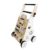 FashionCha Wooden Infant Push Cart Slid Elements Wooden Shape Cutouts Infant Activity Cart for Infants