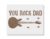 Fathers Day Stencil – You Rock Dad Template – Rock n Roll Template Stencil for Father’s Day Painting, Crafts, Coloring, Drawing, Airbrush, Spray Paint (7-inch Stencil)