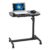 fautostary Four-Wheel Multifunctional Flat Surface Lifting Computer Desk Black