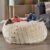Faux Fur Bean Bag Chair for Adults, Oversized Fluffy Lounge Sofa for Living Room