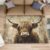 FBRUIEG Highland Beef Rug 3×4, Highland Beef Rugs for Living Room