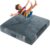 FBSPORT Crash Sensory Pads for Kids,Sensory Crash Mat for Autistic Kids with Extra 4″ EPE Crash Sensory Pad for Enhanced Security,Soft Foam Blocks Washable Velvet Cover,Jump,Play,Therapy-4×4 Ft(Gray)