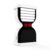 FCXJTU Digital Hourglass Timer, Sand Timer Rechargeable Visual Pomodoro Timers with On/Off Alarm Volume & LED Display, Desk Flip Timer for Study,Work, Kitchen (White)
