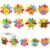 FEBSNOW 600 Pcs Thanksgiving Turkey Stickers, Fall Decals for Kids
