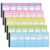 feela 30 Pack Mini Composition Notebook Bulk, Cute Pocket Composition Note Pad, Small Journal Notebooks for Students College School Supplies, 4.5″ X 3.25″, Narrow Ruled, 5 Pastel Colors