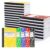 feela 40 Pack Mini Composition Notebook Bulk, Cute Pocket Composition Note Pad, Small Journal Notebooks for Students College School Supplies, 4.5″ X 3.25″, Narrow Ruled, 5 Marble Covers