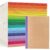 feela 48 Pack Composition Notebooks Bulk, Kraft Cover Lined Blank College Ruled Composition Travel Journals with Rainbow Spines For Women Students Business, 60 Pages, 8.3”x 5.5”, A5, 16 Colors
