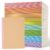 feela 56 Pack Composition Notebooks Bulk, Kraft Cover Lined Blank College Ruled Composition Travel Journals with Rainbow Spines For Women Students Business, 60 Pages, 8.3”x 5.5”, A5, 8 Pastel Colors
