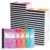 feela 70 Pack Mini Composition Notebook Bulk, Cute Pocket Composition Note Pad, Small Journal Notebooks for Students College School Supplies, 4.5″ X 3.25″, Narrow Ruled, 5 Pastel Marble Covers