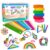 Feel Good Waves Snap & Tape Play Kit – Kid Travel Toy – Fine Motor -Fidget