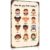 Feelings Emotion Chart Aluminum Metal Sign 8 x 12 Inch