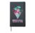 Feelings Not Found Japanese Anime Girl Vaporwave Aesthetic Hardcover Journal, Black