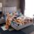 Feelyou Cute Puppy Dog Fitted Sheet Set Cartoon Pet Pug Dog Bulldog Bedding Set Kids Boys Girls Animal Design Bed Sheets Various Puppy Bed Cover Bedroom Collection 4Pcs Bedding Full Size