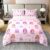 Feelyou Girls Cute Princess Duvet Cover 100% Cotton King Size