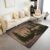 Feelyou Hunting Bear Area Rug 3×5, Bear Living Room Rugs for Kids Wild Bear Decorative Rug Kids Bear Indoor Floor Mat Non-Slip