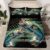 Feelyou Kids Pike Fish Fitted Sheet American Flag Bed Sheet Set Twin Size for Boys Girls Teens Bass Big Fish Bedding Set Fishing and Hunting Green Bed Cover Deep Pocket with 1 Pillow Case