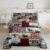 Feelyou Plaid Deer Elk Bear Wolf Comforter Set for Girls Boys Rustic Cabin Farm Forest Camping Hunting Comforter Farm Forest Bedding Set Farmhouse Lodge Duvet Set Full Size Quilt Set