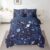 Feelyou Solar System Bedding Set Twin Size Constellation Comforter Set 7 Pieces Galaxy Outer Space Universe Planets 3D Printed Space Bed in a Bag Black Bed Set with Comforter, Sheet Set, Pillowcases