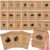 Feifeiya 100 Pcs Crystal Cards Stones and Gems Meaning Oracle Card Deck Crystal Healing Guide Healing Gifts for Beginners (Craft Paper)
