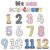Feifeiya 15 Pcs Skip Counting Numbers for Classroom Large Math Multiple Poster Multiplication Chart Poster from 1 to 12 for Elementary School Family Classroom Educational Supplies (Pastel,Cute)