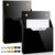 Feifeiya 2 Pcs Black Acrylic File Holder Wall Mount Mail Magazine Organizer File Holders with Screw Wall Office Document Storage Magazine Brochure (12.6″x9.5″x2.4″, Widening Vertical, Black)