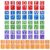 Feifeiya 38 Pcs Braille Alphabet and Number Tiles Wood Raised Dots Alphabet and Numbers Punctuation Educational Tool for Blind Visually Impaired, Teaching Aid for Blind Gifts