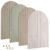Feifeiya 4 Sets Large Arched Felt Bulletin Board 35″ x 24″ Cork Board Alternative for Wall 24 Felt Tiles with 200 Adhesive Tabs and Pins for Home Office Classroom Decor Photo Picture Display (Boho)