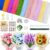 FeisDa 1100 Pcs Pipe Cleaner Flower Kit Bulk, 12in x 8mm Chenille Stems