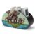 FekiLoot PU Remote Control Holder, Desktop Organizer with 5 Compartment