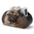 FekiLoot PU Remote Control Holder, Desktop Organizer with 5 Compartment