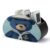 FekiLoot PU Remote Control Holder, Desktop Organizer with 5 Compartment