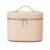 Felicity Haven Round Makeup Bag – Waterproof Travel Cosmetic Organizer with Compartments and Handle, Small Vanity Case for Women