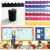 FeliPlan Bulletin Board Borders Colorful and Black Classroom Borders for Bulletin Board