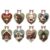 Felt Bird Ornament, Embroidered Heart Shape Pre Cut Craft Kit, 7.6cm Home