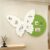 Felt Bulletin Board 3D Butterfly Decorative,Self-Adhesive Photo Notes Schedules Display Board with Pushpins,Cork Board Alternative (Green,35.4×23.6in)