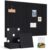 Felt Bulletin Board 48″x36″ Large – Cork Board Alternative, 12-Pack Felt Wall Tiles with 70 Adhesive Tabs & 35 Pushpins, Pin Board for Home Office Decor, Black