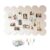 Felt Bulletin Board Fan Shape – 24x16in Self-Adhesive | Wavy Edge