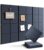 Felt Bulletin Board Tiles -28″x18″ Cork Board Alternative for Office Decor, Push Pin Board Wall Organizer 6-Pack-Navy Blue