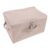 FELTECHELECTR Lockable Fabric Storage Bag with Zipper Cover, Medium Pink