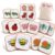 Felt Toddler Matching Game for Kids Ages 3-5, Soft Felt Animal Memory Game, Montessori Matching Cards, Sensory Flash Cards, Preschool Travel Toy Educational Gift for Boys Girls, Garden Theme