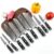 Felvixanor 9‑Piece 67‑Layer Damascus Steel Kitchen Knife Set G10 Handle