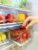 Femoliyes Refrigerator Organizers and Storage Drawer, Stackable Fruit Storage Containers for Fridge, Reusable Fridge Organizer fit for Kitchen Refrigerator and Restaurant Freezer (2 Drawers, Large)