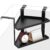 Fengone Office Cubicle Corner Shelf Adjustable Multi-Hole Flexible Cubicle Storage Shelf Organizer Accessories for Plant Display, Photo Frames, Book Storage, General Desk Organizer 11 * 8.5in（L*H）