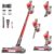 fenhua Cordless Vacuum for Home, Powerful Stick Vacuum Cleaner with Rechargeable Battery, 6-in-1 Lightweight Handheld Vacuum, 45 Mins Runtime for Hardfloor & Carpets Pet Hair