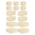 FENICAL 14pcs Foldable Fabric Drawer Organizer Set Beige with Dividers