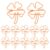 FENICAL 40pcs Metal Shamrock Paper Clips Decorative Binder Clips for Notebooks and Office Use Portable and Resistant to Bending for Irish Party Favors and Saint Patrick’s Day