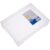 FENICAL Portable Plastic Document Organizer Box for A4 Files and Office Documents, Lightweight Pp Material, File Storage Box for Office and Living Room Use