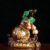 FENNYYAR Resin Tea Pet, 11.3cm 4.4in, Color-changing Gourd Tea Set Ornaments